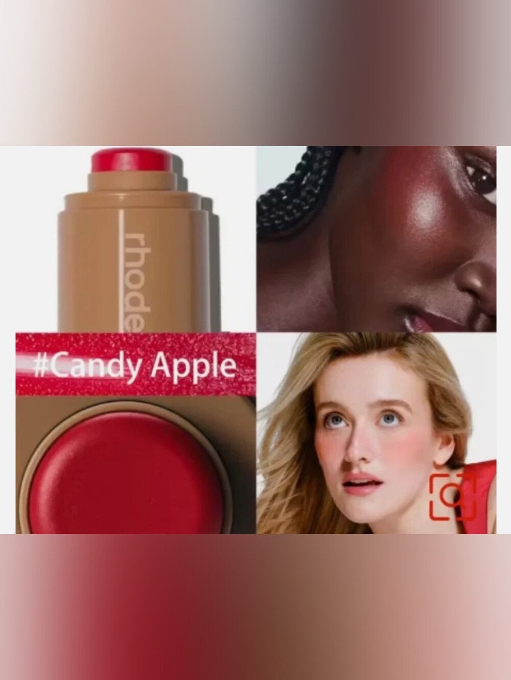 RHODE Candy Apple Cream Blush Stick - Bright Red